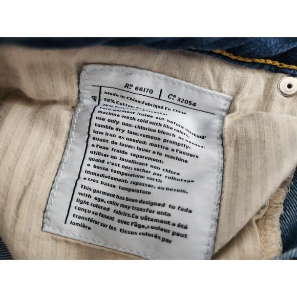 Pilcro And The Letterpress Low Rise Straight Denim Jeans Womens Size 28 - Picture 7 of 10